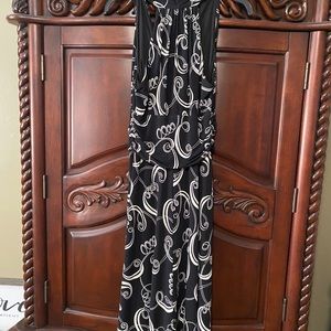 Black and white party or date dress.